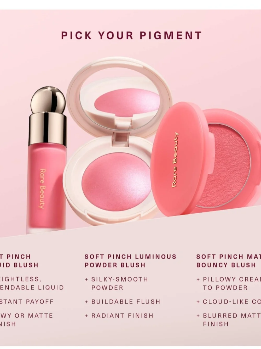 Rare Beauty Soft Pink Liquid Blush - Adore